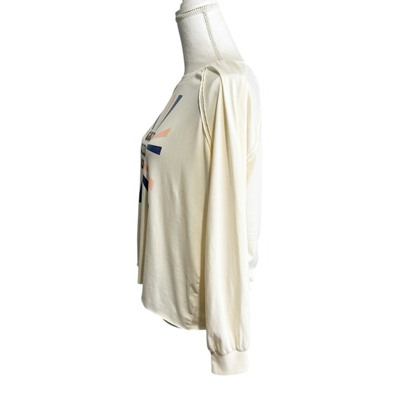 Ocean Pacific Womens Long Sleeve Tee Size Small "Good Vibes Only" Graphic - Picture 2 of 5